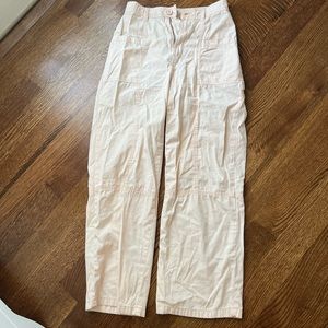 Hugh wasted light pink/salmon cargo pants